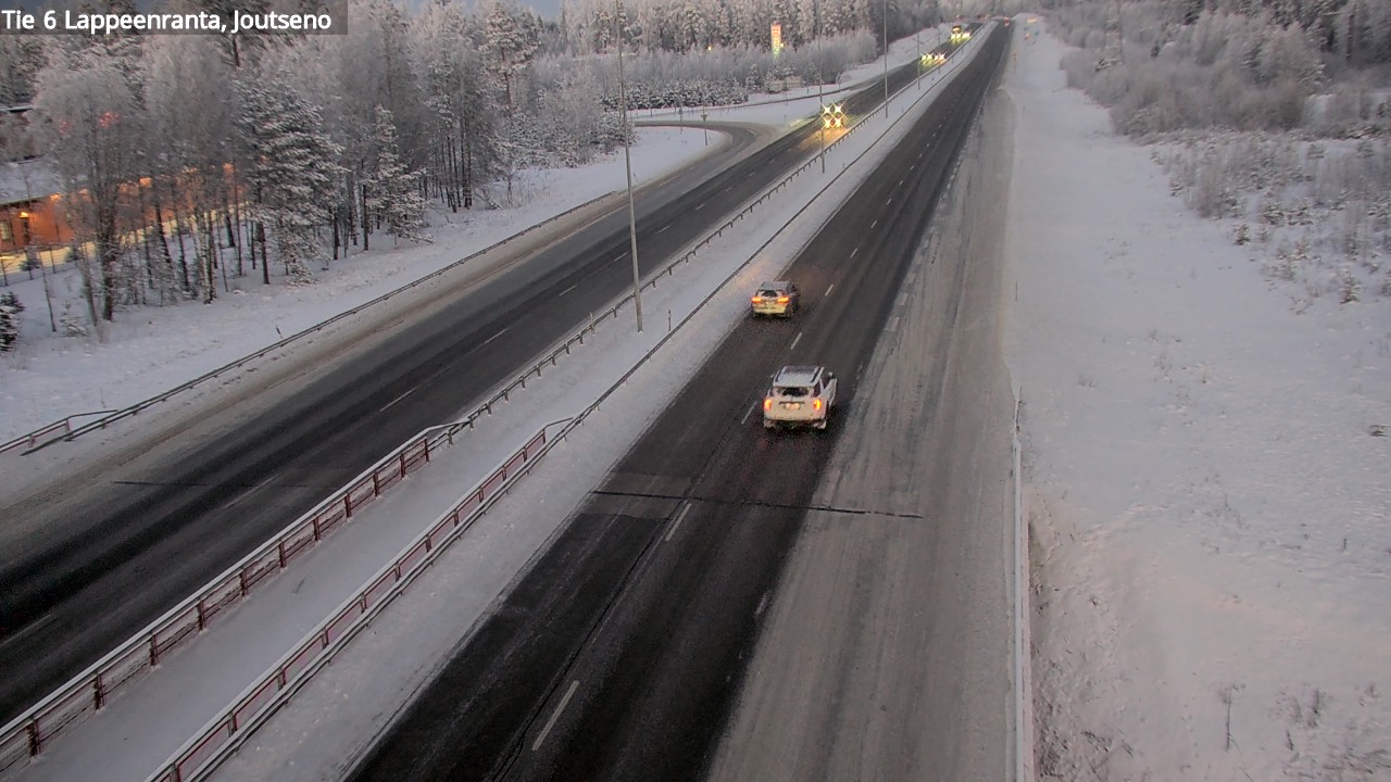 Weather Camera Image Road 6 Lappeenranta, Joutseno, Lappeenranta, Etelä-Karjala