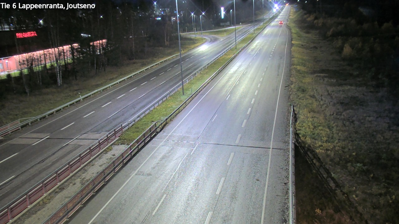 Weather Camera Image Road 6 Lappeenranta, Joutseno, Lappeenranta, Etelä-Karjala