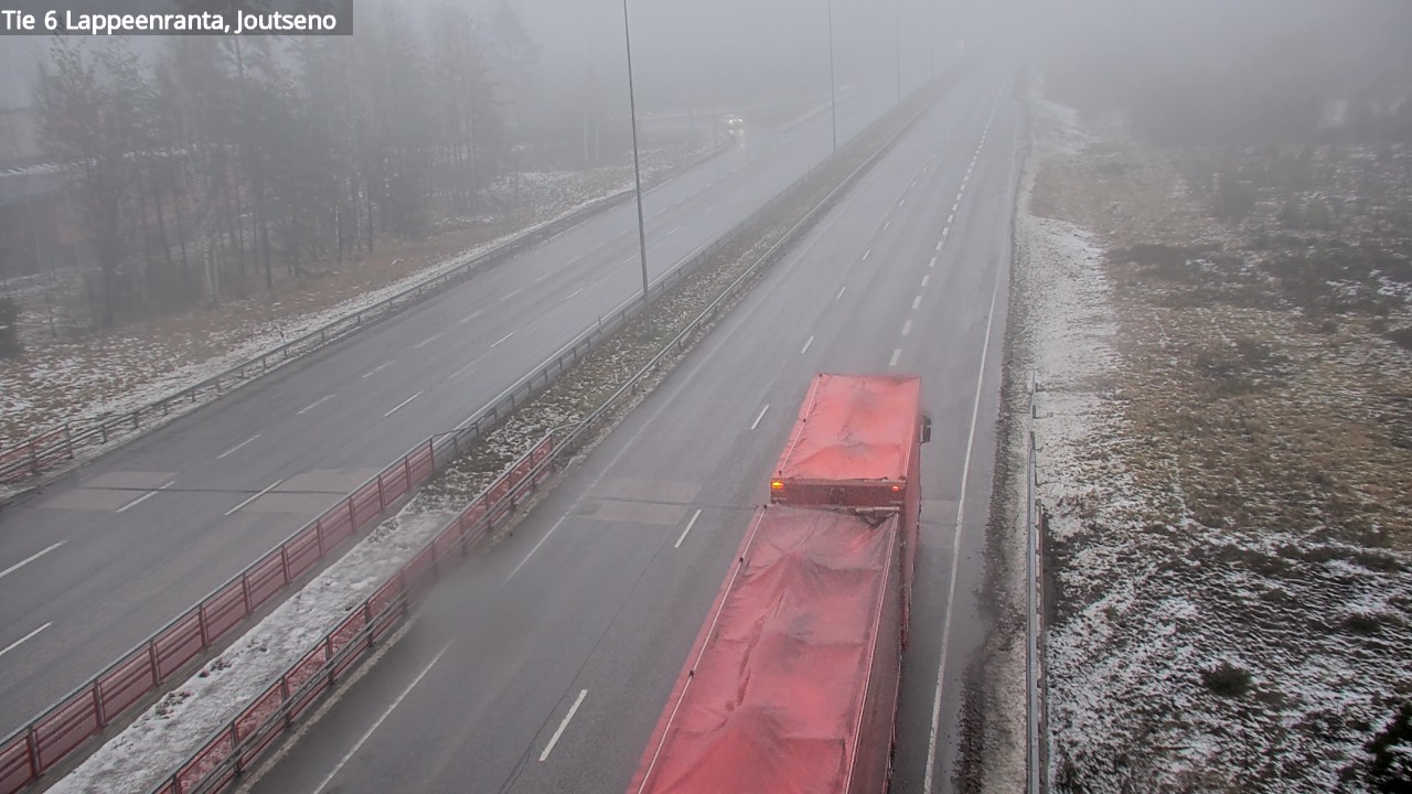 Weather Camera Image Väg 6 Villmanstrand, jotseno, Lappeenranta, Etelä-Karjala