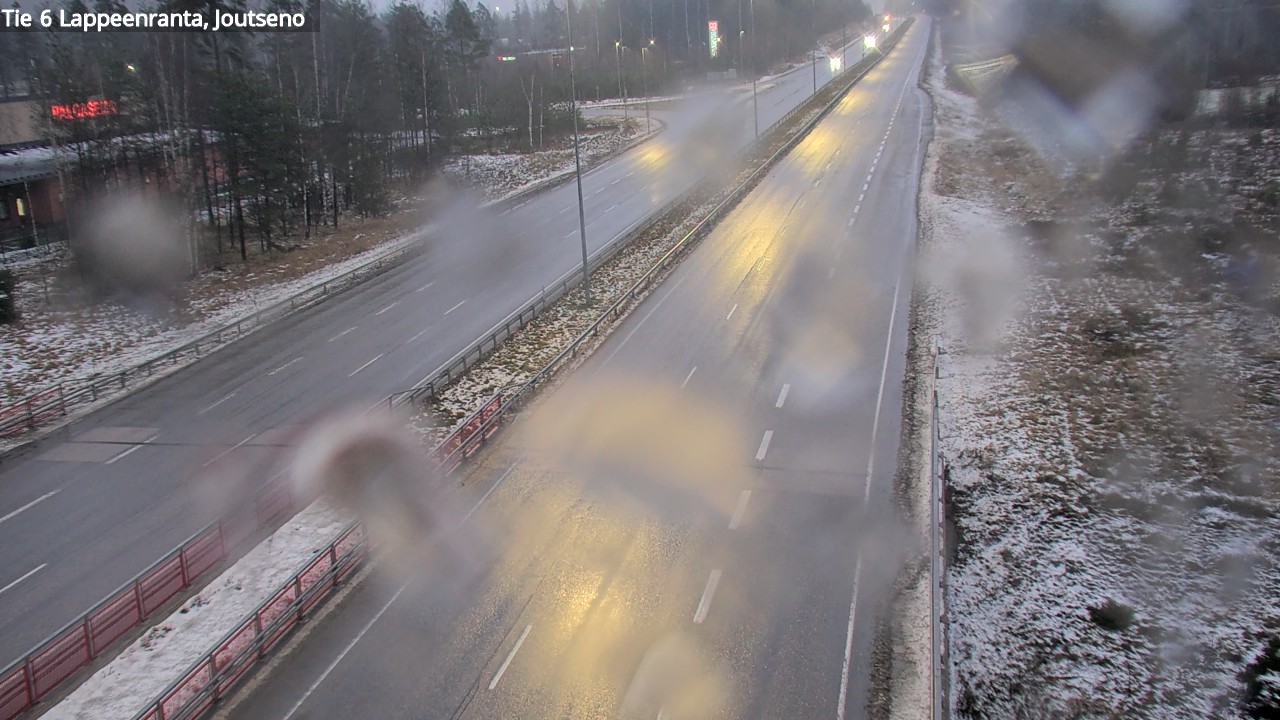 Weather Camera Image Väg 6 Villmanstrand, jotseno, Lappeenranta, Etelä-Karjala
