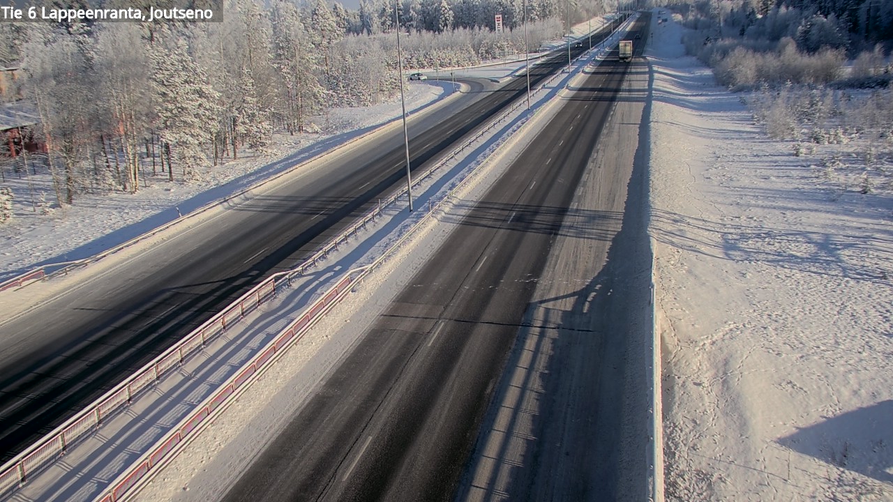 Weather Camera Image Road 6 Lappeenranta, Joutseno, Lappeenranta, Etelä-Karjala