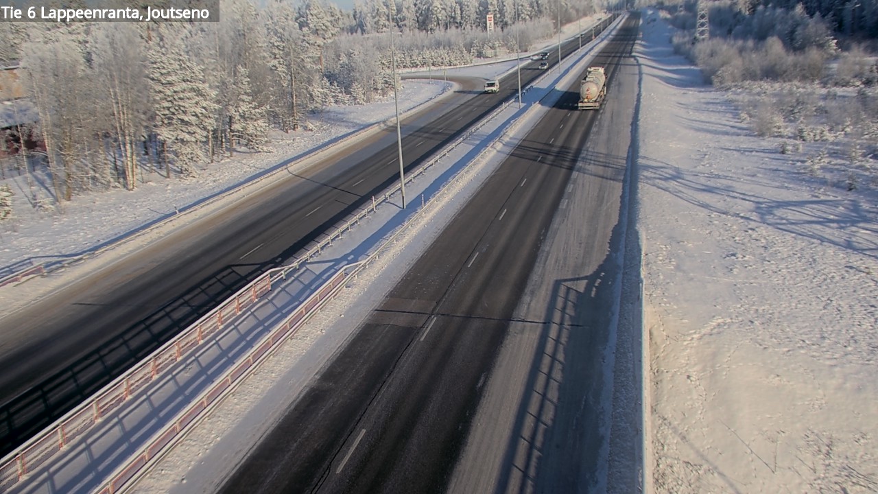 Weather Camera Image Road 6 Lappeenranta, Joutseno, Lappeenranta, Etelä-Karjala