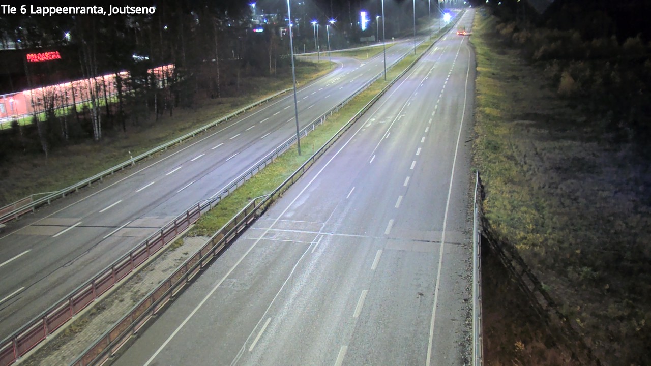 Weather Camera Image Road 6 Lappeenranta, Joutseno, Lappeenranta, Etelä-Karjala
