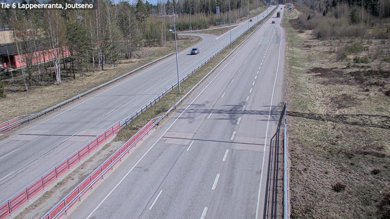 Weather Camera Image Väg 6 Villmanstrand, jotseno, Lappeenranta, Etelä-Karjala