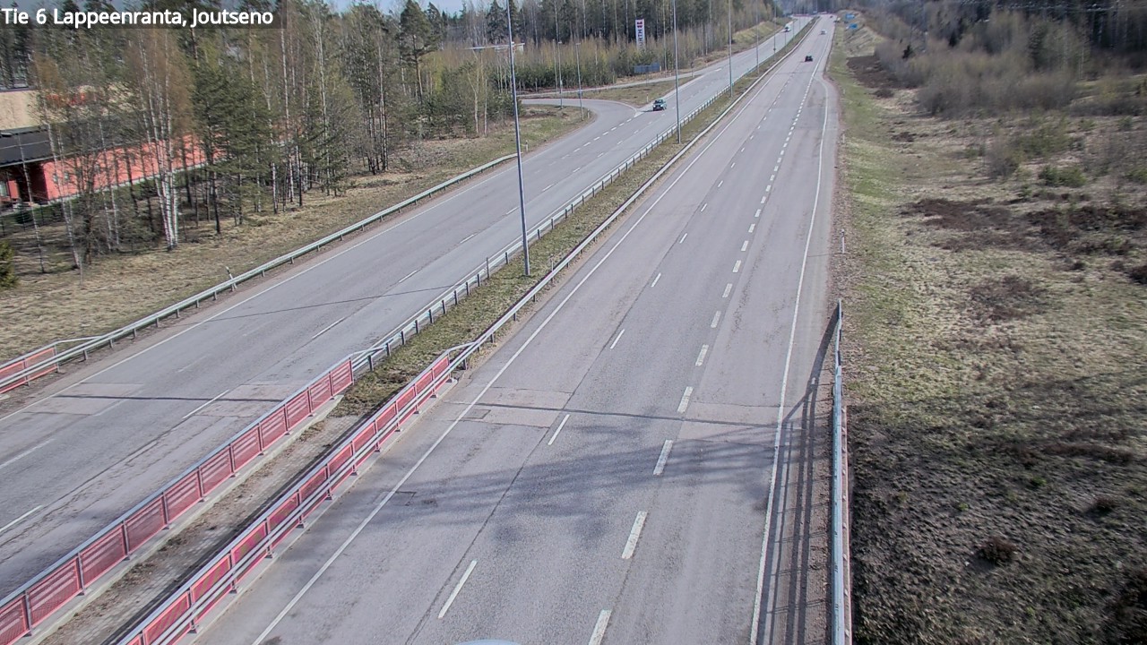Weather Camera Image Väg 6 Villmanstrand, jotseno, Lappeenranta, Etelä-Karjala