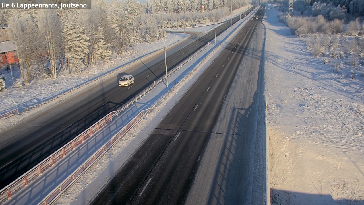 Weather Camera Image Road 6 Lappeenranta, Joutseno, Lappeenranta, Etelä-Karjala