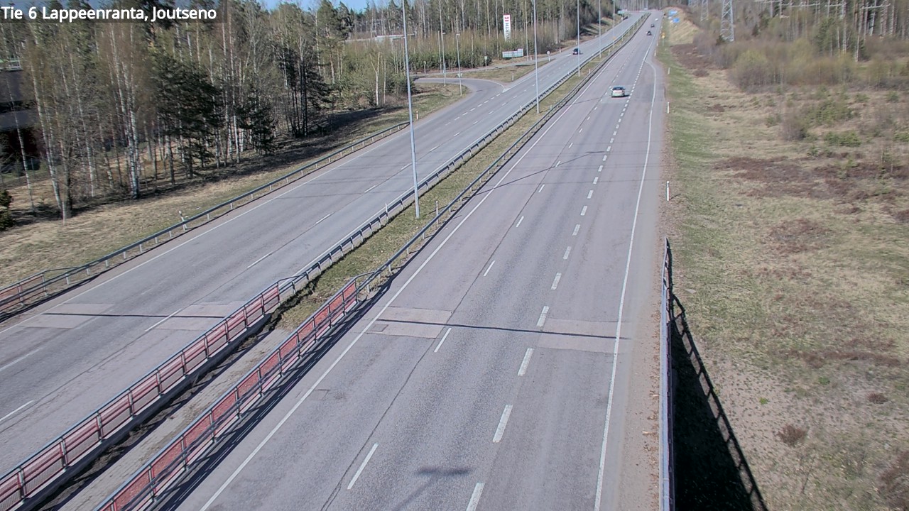 Weather Camera Image Väg 6 Villmanstrand, jotseno, Lappeenranta, Etelä-Karjala