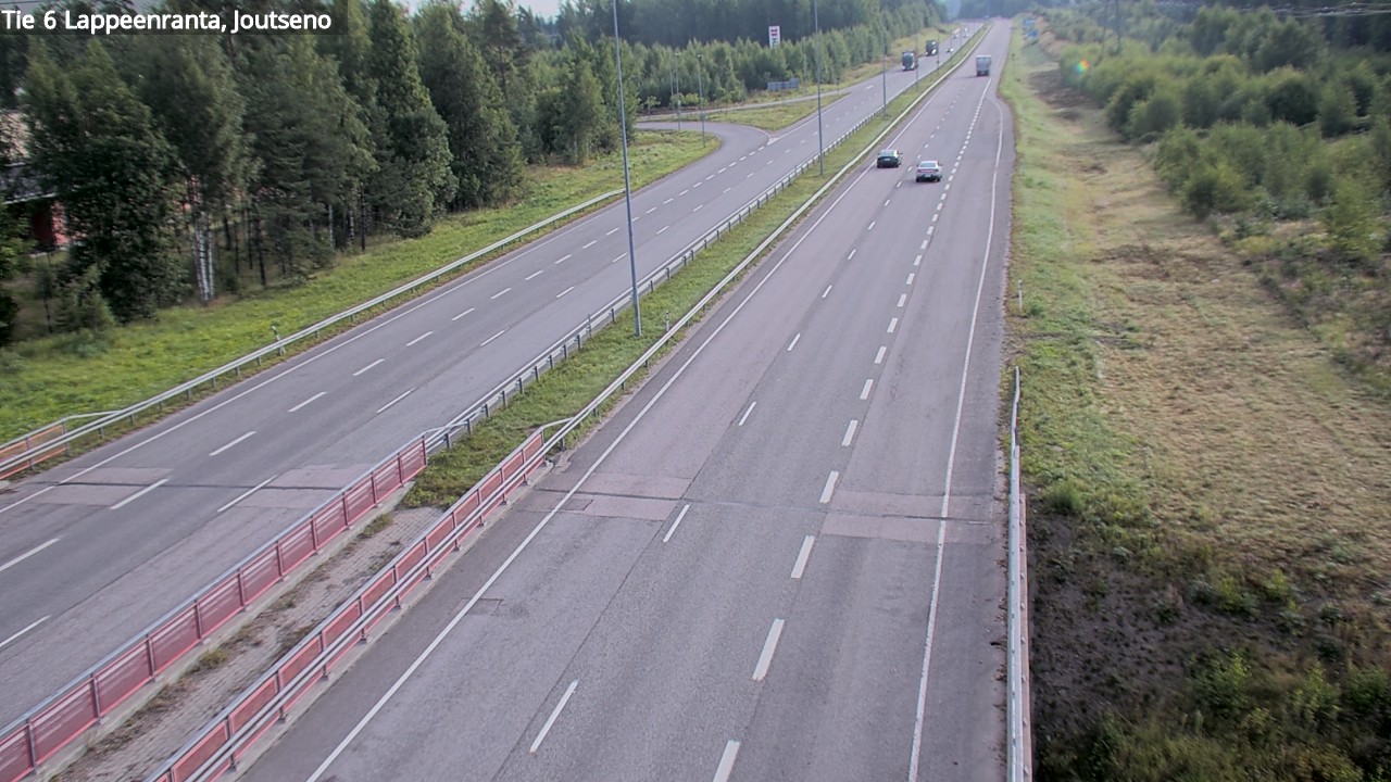 Weather Camera Image Road 6 Lappeenranta, Joutseno, Lappeenranta, Etelä-Karjala