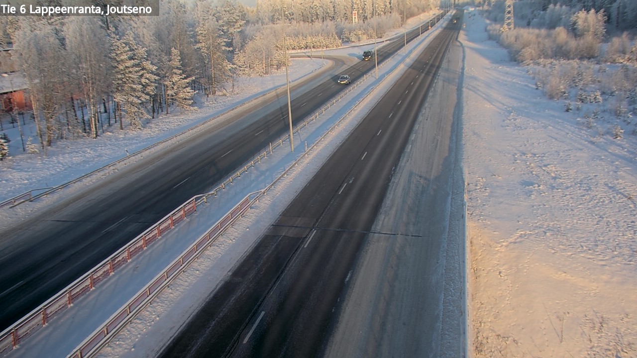 Weather Camera Image Road 6 Lappeenranta, Joutseno, Lappeenranta, Etelä-Karjala