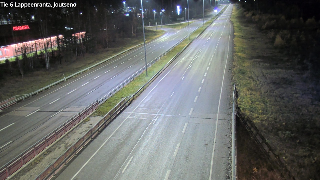 Weather Camera Image Road 6 Lappeenranta, Joutseno, Lappeenranta, Etelä-Karjala