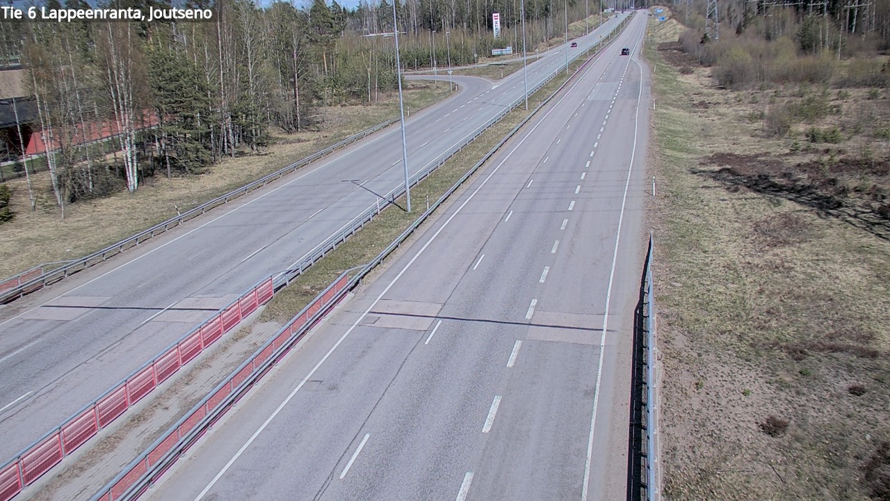 Weather Camera Image Väg 6 Villmanstrand, jotseno, Lappeenranta, Etelä-Karjala