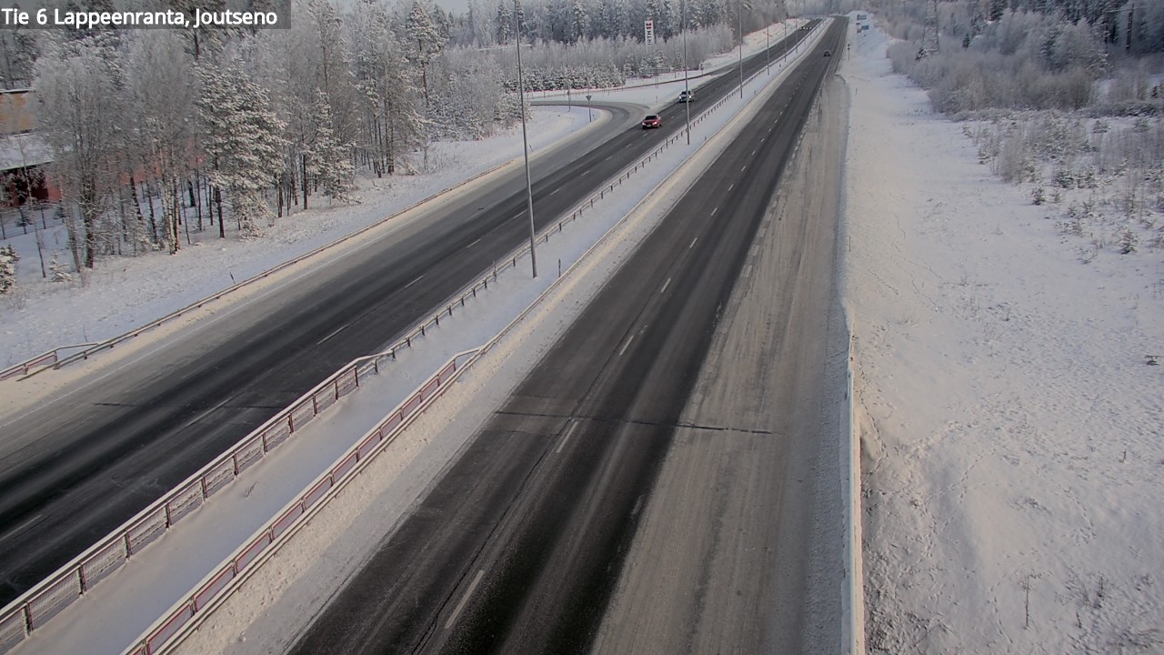 Weather Camera Image Road 6 Lappeenranta, Joutseno, Lappeenranta, Etelä-Karjala
