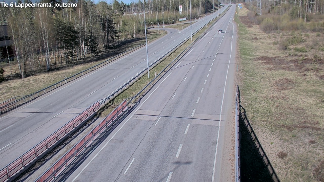 Weather Camera Image Väg 6 Villmanstrand, jotseno, Lappeenranta, Etelä-Karjala