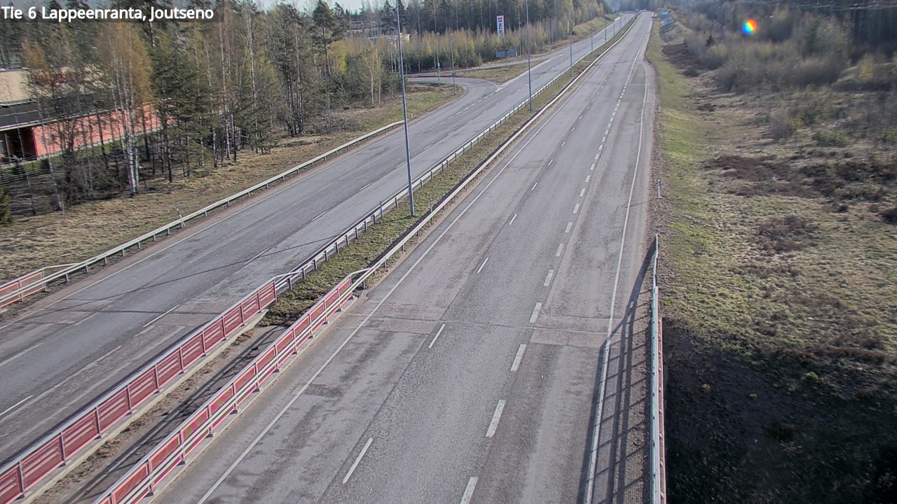 Weather Camera Image Väg 6 Villmanstrand, jotseno, Lappeenranta, Etelä-Karjala