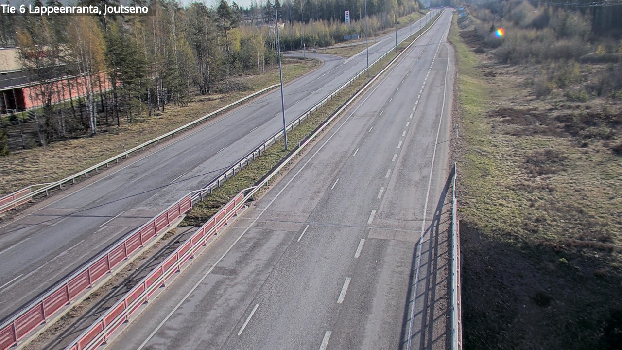 Weather Camera Image Väg 6 Villmanstrand, jotseno, Lappeenranta, Etelä-Karjala