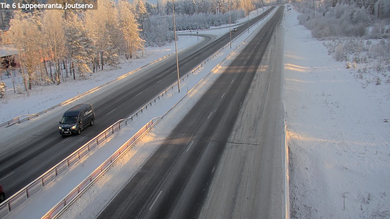 Weather Camera Image Road 6 Lappeenranta, Joutseno, Lappeenranta, Etelä-Karjala
