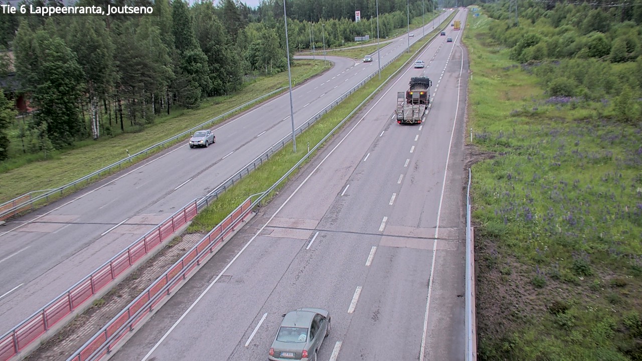 Weather Camera Image Väg 6 Villmanstrand, jotseno, Lappeenranta, Etelä-Karjala