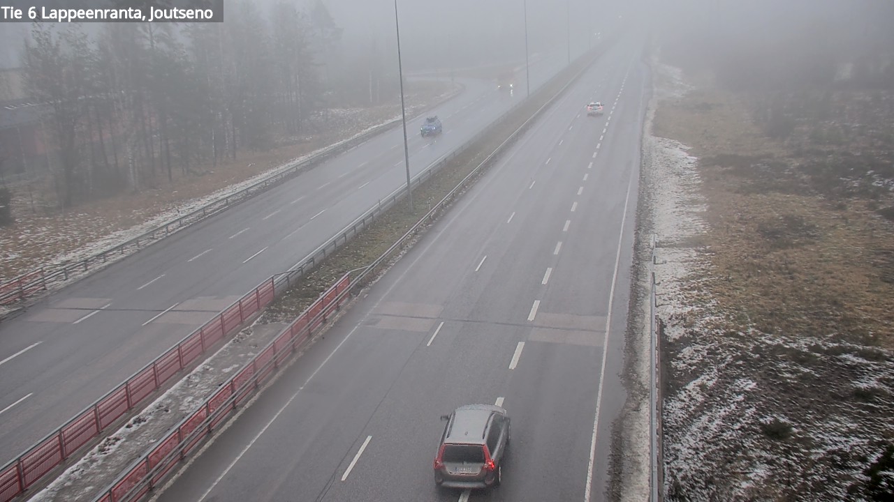 Weather Camera Image Väg 6 Villmanstrand, jotseno, Lappeenranta, Etelä-Karjala