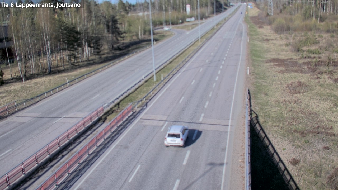 Weather Camera Image Väg 6 Villmanstrand, jotseno, Lappeenranta, Etelä-Karjala