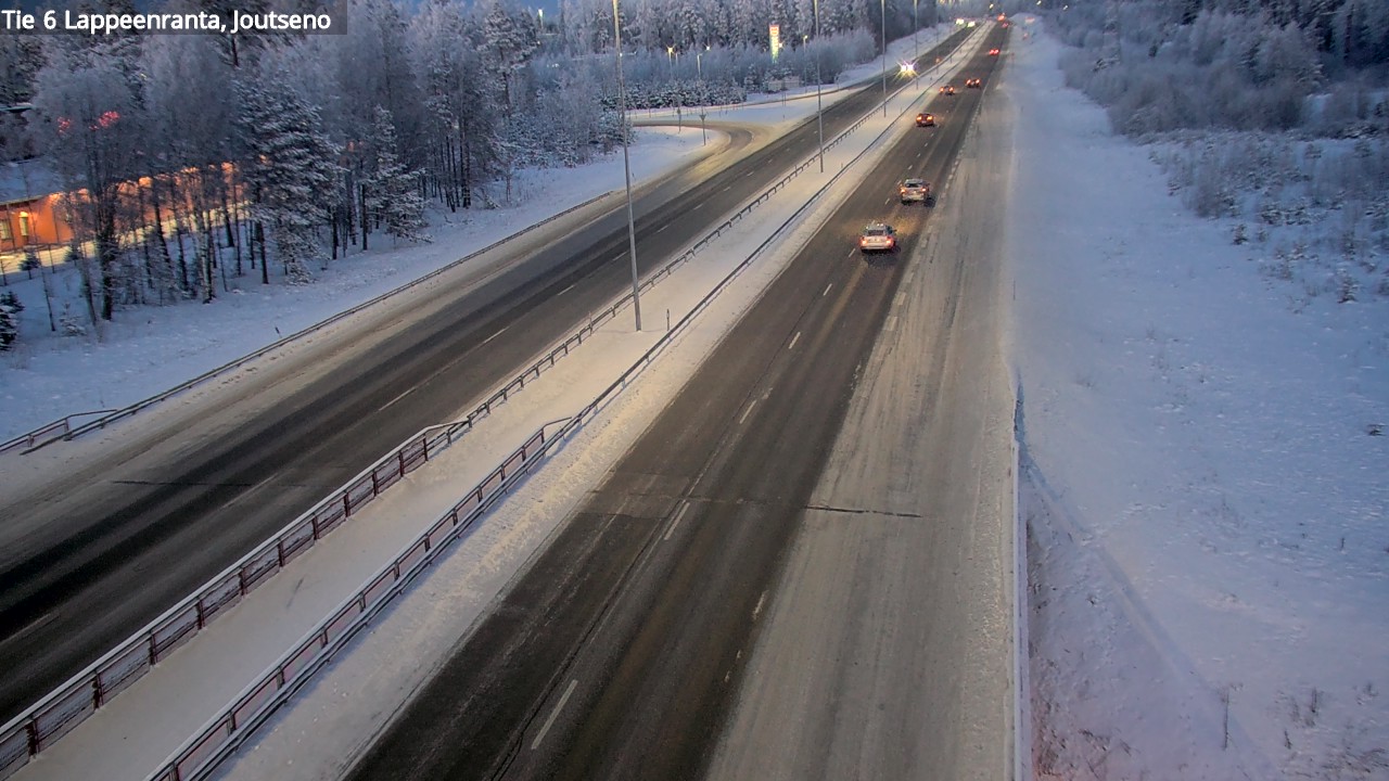 Weather Camera Image Road 6 Lappeenranta, Joutseno, Lappeenranta, Etelä-Karjala