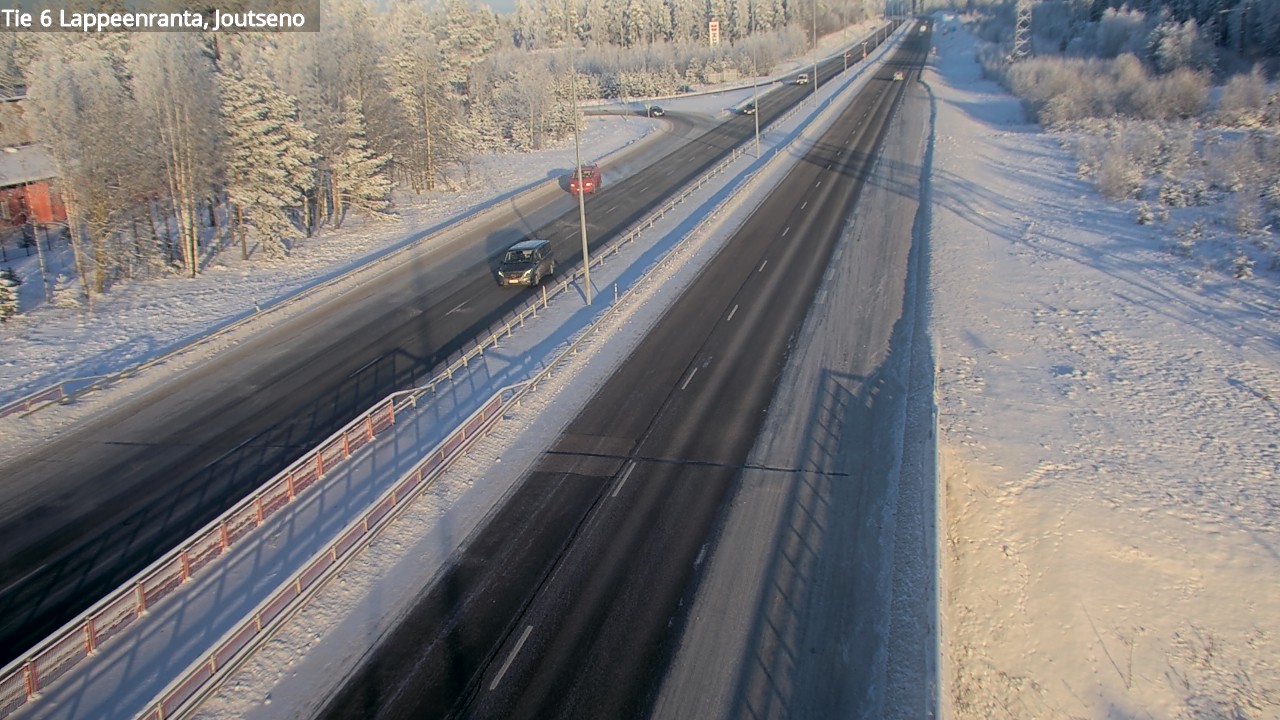 Weather Camera Image Road 6 Lappeenranta, Joutseno, Lappeenranta, Etelä-Karjala