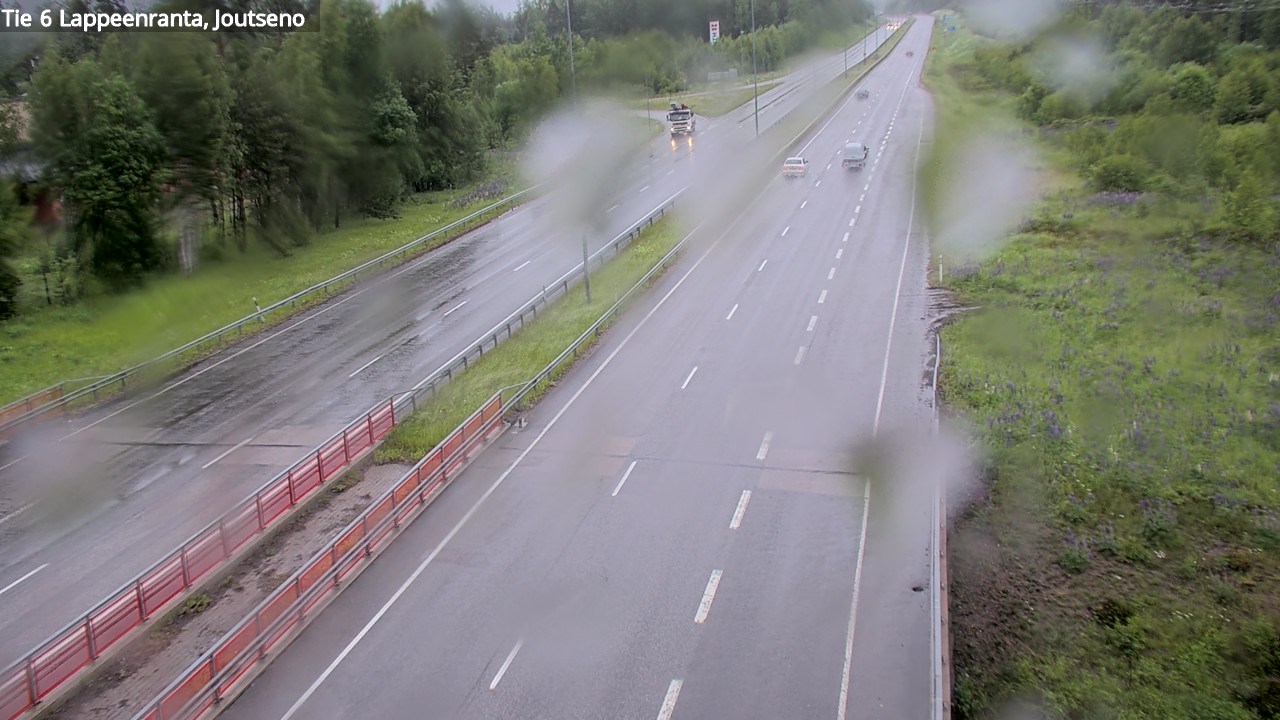 Weather Camera Image Road 6 Lappeenranta, Joutseno, Lappeenranta, Etelä-Karjala