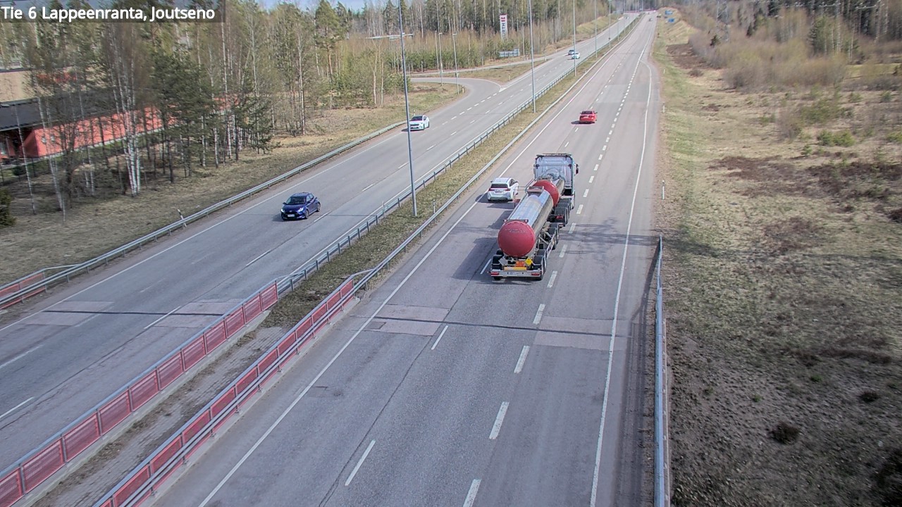 Weather Camera Image Väg 6 Villmanstrand, jotseno, Lappeenranta, Etelä-Karjala