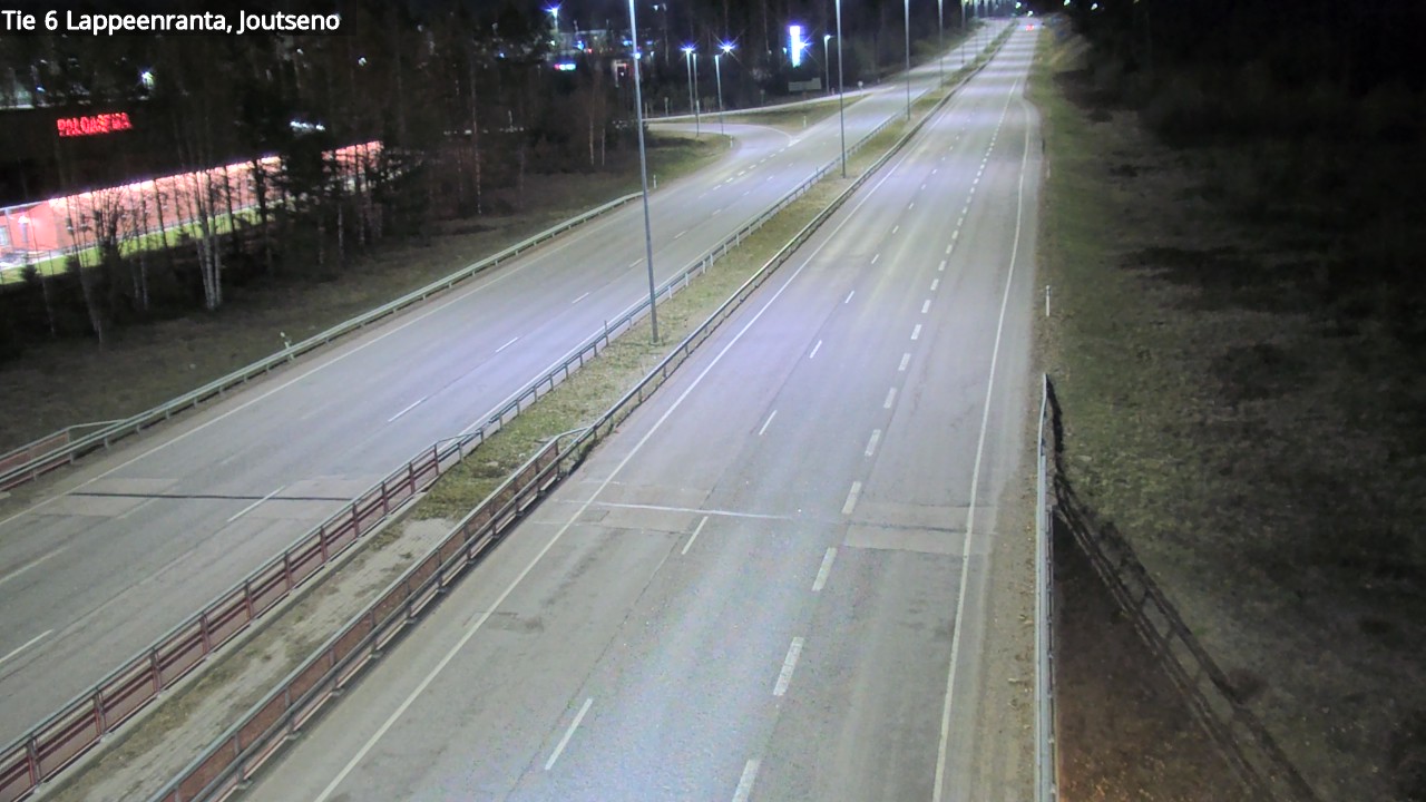 Weather Camera Image Road 6 Lappeenranta, Joutseno, Lappeenranta, Etelä-Karjala