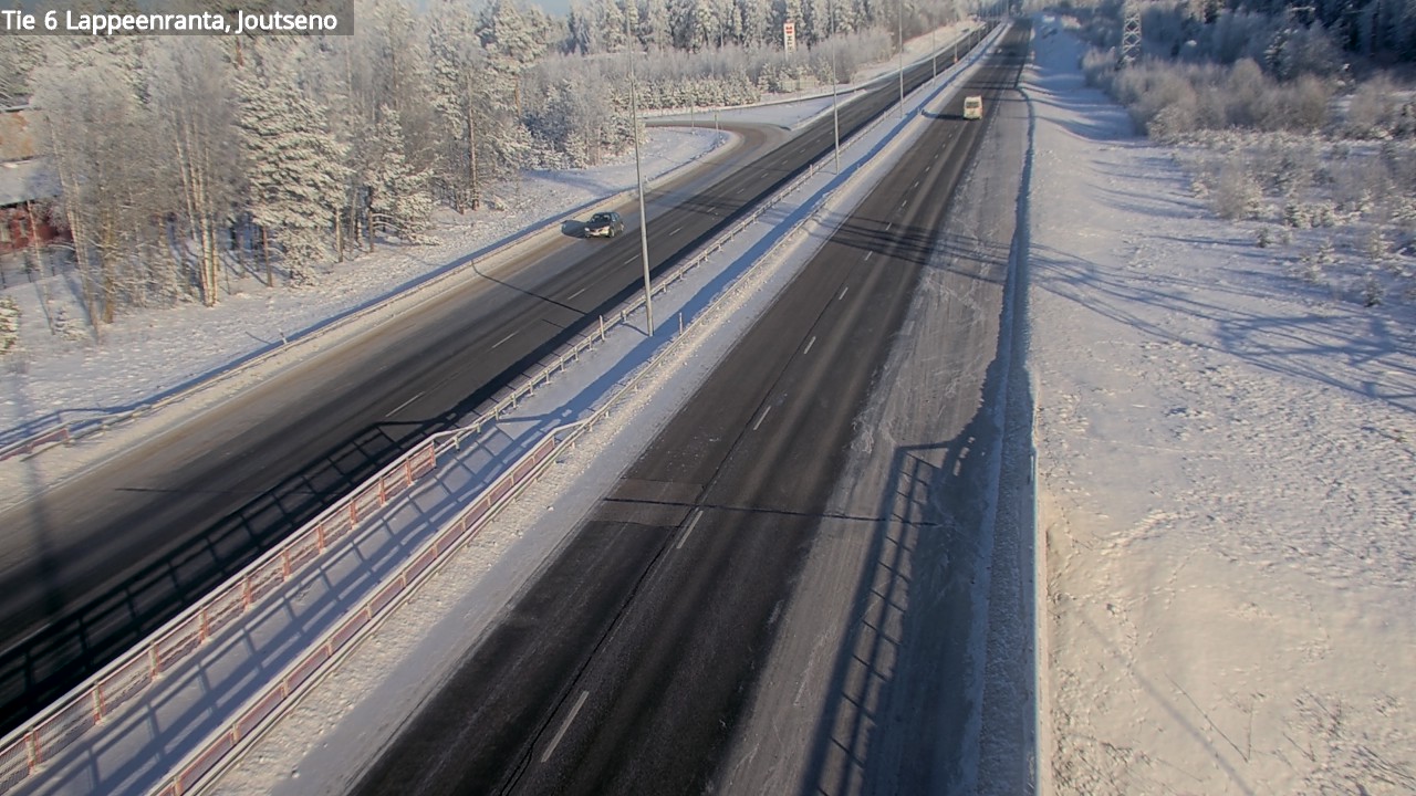 Weather Camera Image Road 6 Lappeenranta, Joutseno, Lappeenranta, Etelä-Karjala