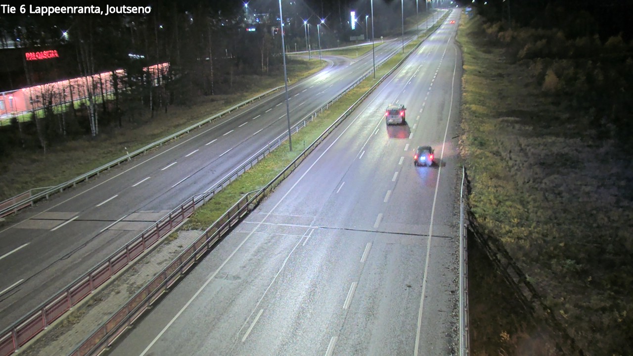 Weather Camera Image Road 6 Lappeenranta, Joutseno, Lappeenranta, Etelä-Karjala