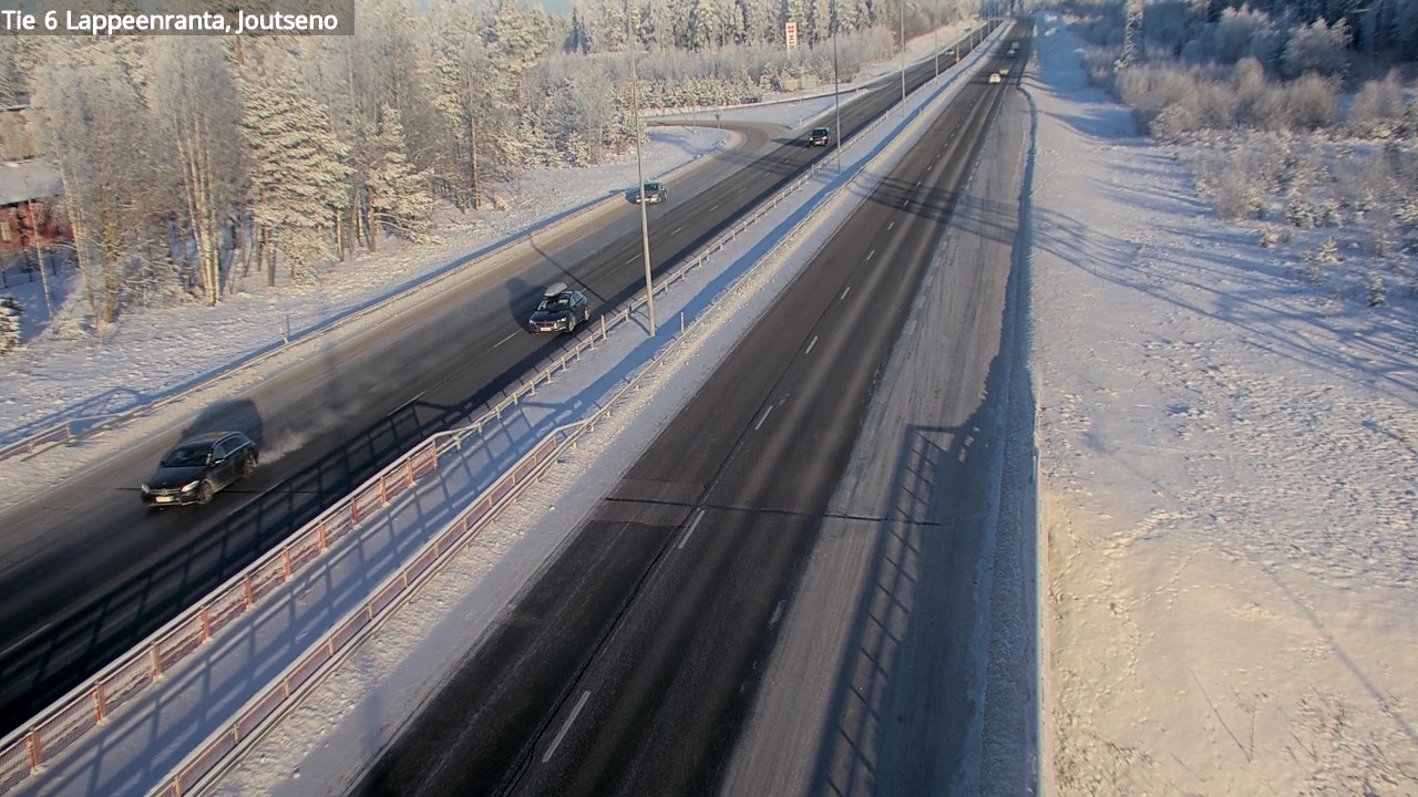 Weather Camera Image Road 6 Lappeenranta, Joutseno, Lappeenranta, Etelä-Karjala