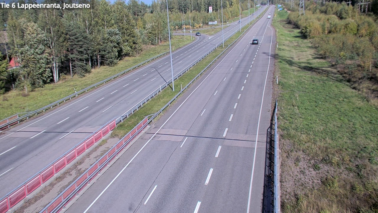 Weather Camera Image Road 6 Lappeenranta, Joutseno, Lappeenranta, Etelä-Karjala