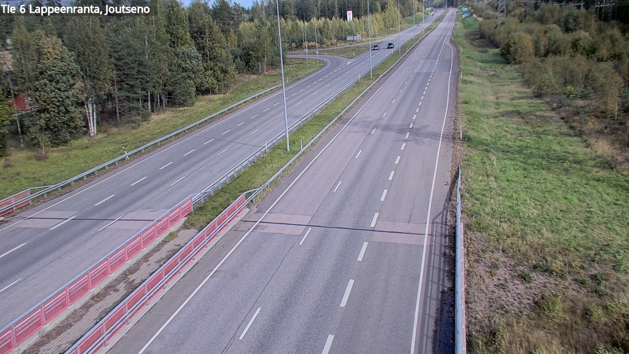 Weather Camera Image Road 6 Lappeenranta, Joutseno, Lappeenranta, Etelä-Karjala