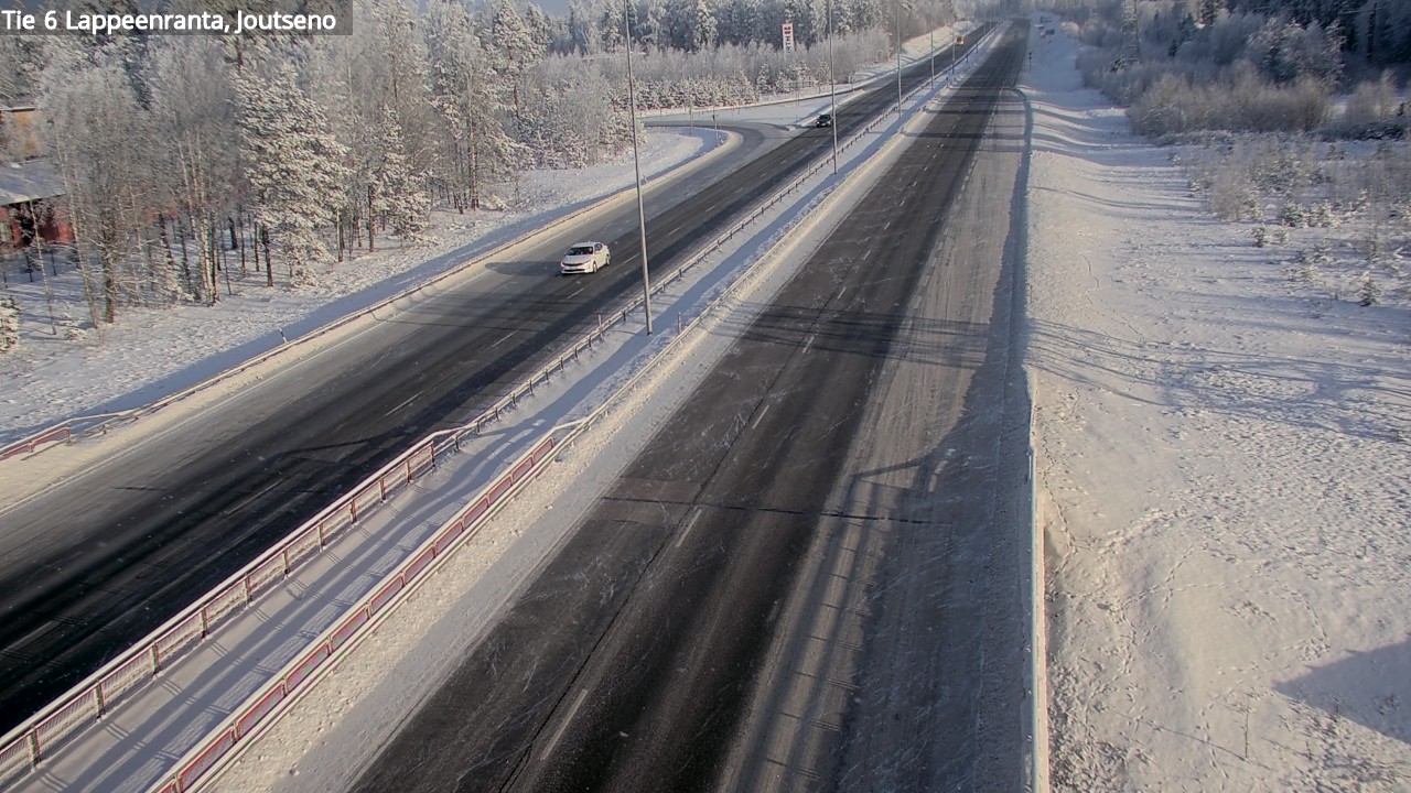 Weather Camera Image Road 6 Lappeenranta, Joutseno, Lappeenranta, Etelä-Karjala