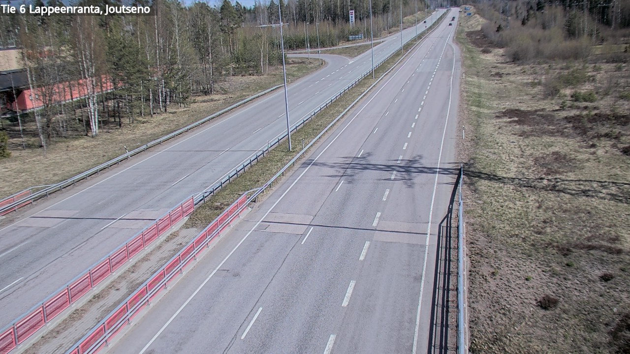 Weather Camera Image Väg 6 Villmanstrand, jotseno, Lappeenranta, Etelä-Karjala