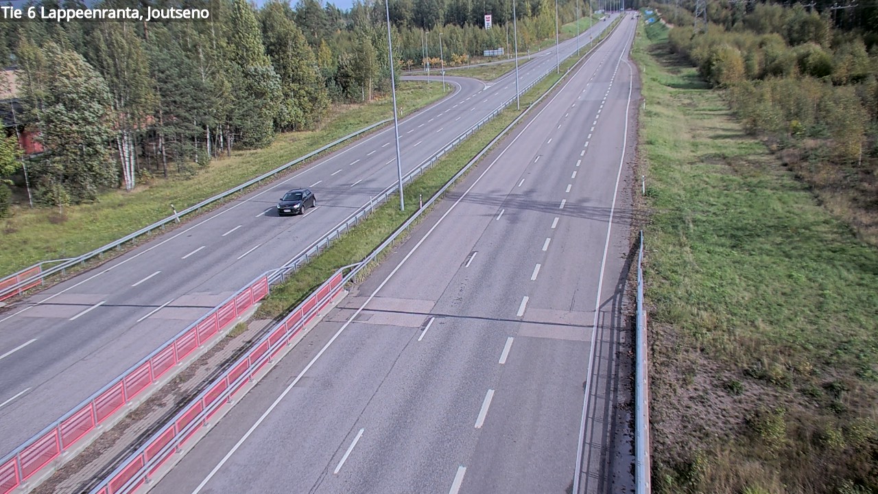 Weather Camera Image Road 6 Lappeenranta, Joutseno, Lappeenranta, Etelä-Karjala