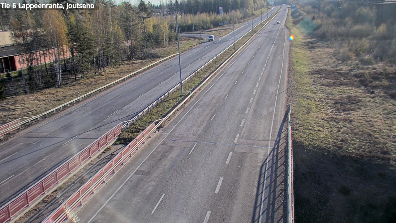 Weather Camera Image Väg 6 Villmanstrand, jotseno, Lappeenranta, Etelä-Karjala