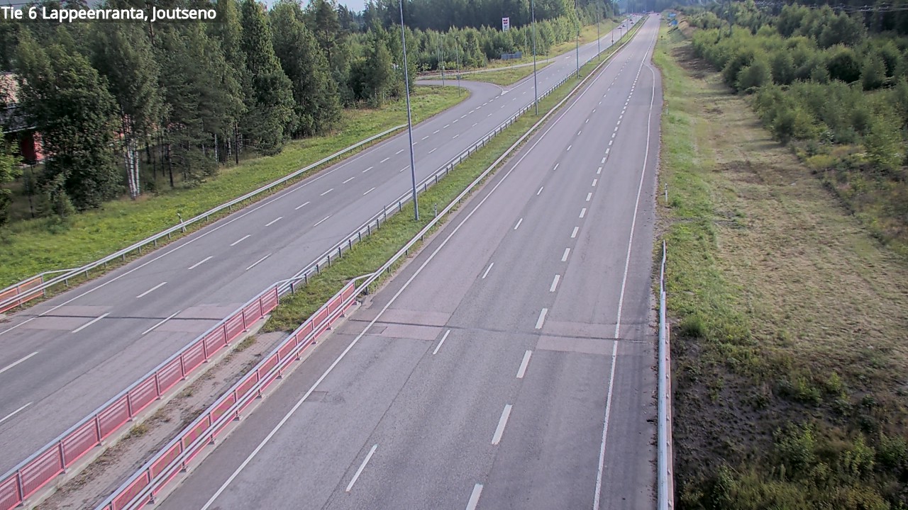 Weather Camera Image Road 6 Lappeenranta, Joutseno, Lappeenranta, Etelä-Karjala