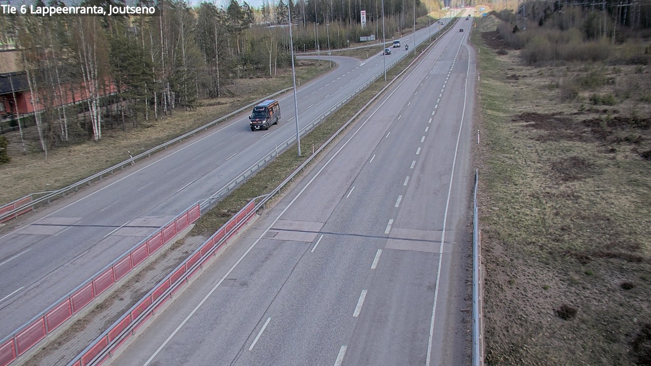 Weather Camera Image Väg 6 Villmanstrand, jotseno, Lappeenranta, Etelä-Karjala