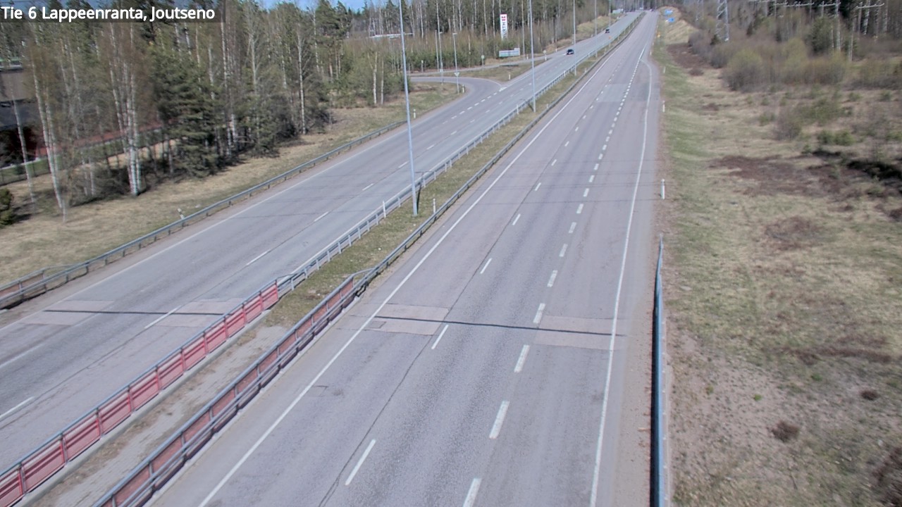 Weather Camera Image Väg 6 Villmanstrand, jotseno, Lappeenranta, Etelä-Karjala