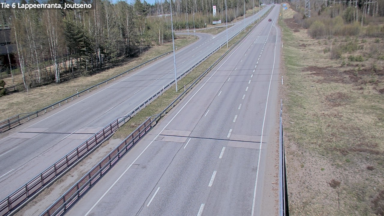 Weather Camera Image Väg 6 Villmanstrand, jotseno, Lappeenranta, Etelä-Karjala