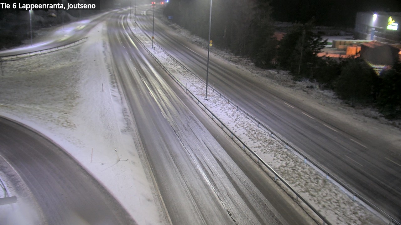 Weather Camera Image Road 6 Lappeenranta, Joutseno, Lappeenranta, Etelä-Karjala
