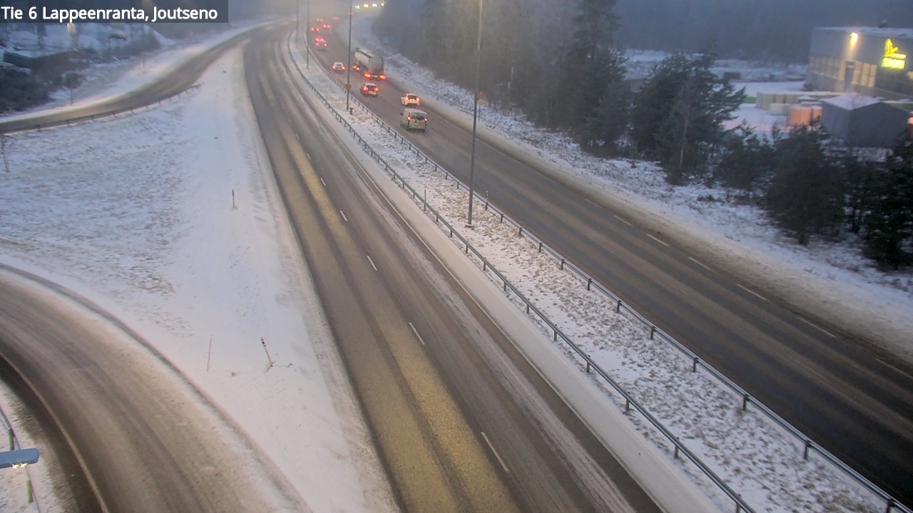 Weather Camera Image Road 6 Lappeenranta, Joutseno, Lappeenranta, Etelä-Karjala