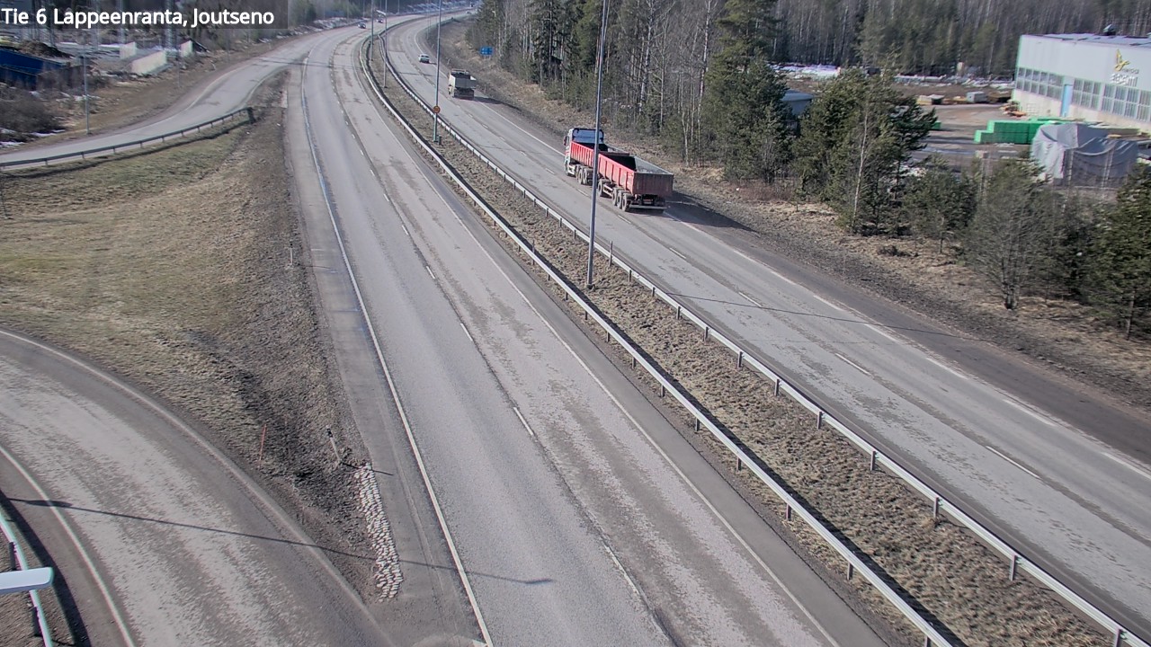 Weather Camera Image Väg 6 Villmanstrand, jotseno, Lappeenranta, Etelä-Karjala