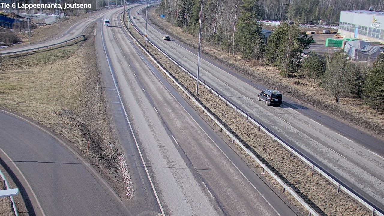 Weather Camera Image Väg 6 Villmanstrand, jotseno, Lappeenranta, Etelä-Karjala