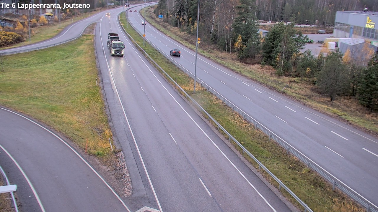 Weather Camera Image Road 6 Lappeenranta, Joutseno, Lappeenranta, Etelä-Karjala