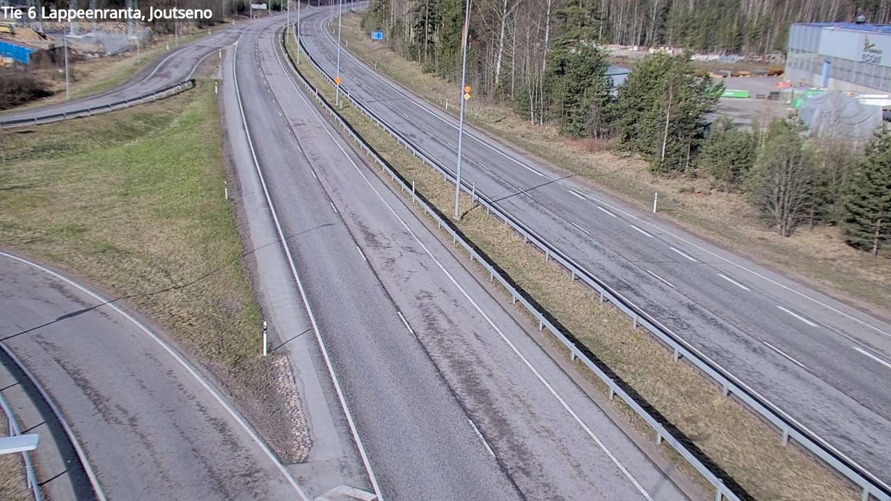 Weather Camera Image Väg 6 Villmanstrand, jotseno, Lappeenranta, Etelä-Karjala