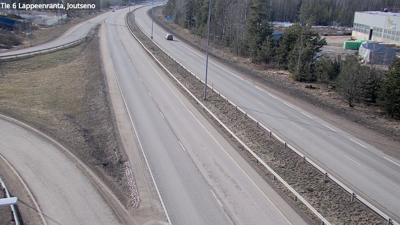 Weather Camera Image Väg 6 Villmanstrand, jotseno, Lappeenranta, Etelä-Karjala