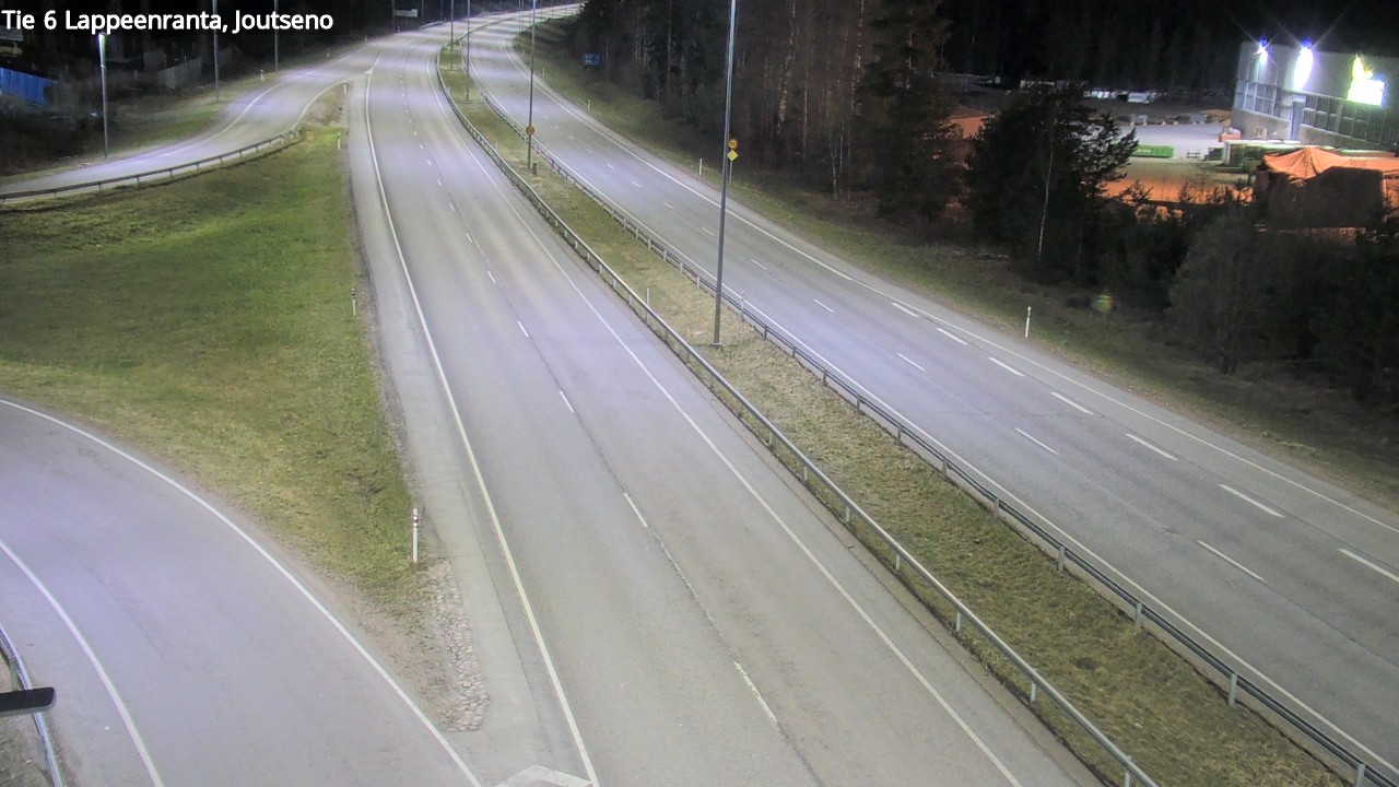Weather Camera Image Road 6 Lappeenranta, Joutseno, Lappeenranta, Etelä-Karjala