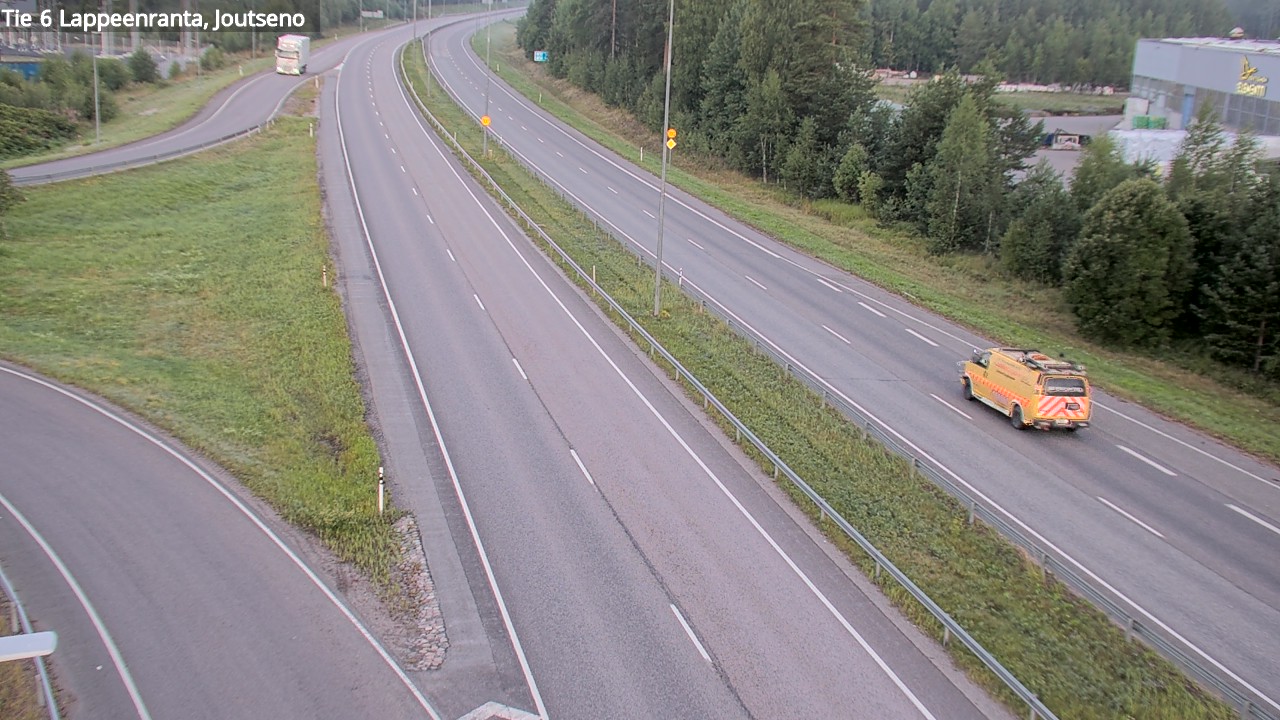 Weather Camera Image Road 6 Lappeenranta, Joutseno, Lappeenranta, Etelä-Karjala